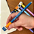 Caneta Gel 0.5 Apagável Tinta Azul Fantasia Cube Cis - Imagem 8