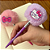Caneta Esferográfica 1.0mm com Pompom Hello Kitty e Lacinho Leonora - Imagem 2