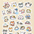 Adesivo Decorativo Animais Glitter Chubby Cat Uniso - Imagem 2
