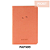 Caderno Brochura Pautado Flexível Pocket Peach Schizzi - Imagem 1