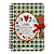 Caderno de Receitas Espiral Pautado Receita da Alegria com Capa de Madeira - Imagem 1