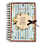 Caderno de Oração Espiral Pautado Cada Página Preenchida com Capa de Madeira - Imagem 1