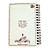 Caderno Espiral Pautado com Capa de Madeira Gatinho Criativo - Imagem 2
