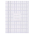 Kit Com 6 Papéis de Carta +3 Envelopes - Xadrez Roxo e Azul - Imagem 3