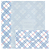 Kit Com 6 Papéis de Carta +3 Envelopes - Xadrez Azul e Vermelho - Imagem 1