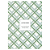 Kit Com 6 Papéis de Carta +3 Envelopes - Xadrez Verde - Imagem 2