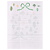 Kit Com 6 Papéis de Carta +3 Envelopes - Flores Miss You - Imagem 3