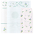 Kit Com 6 Papéis de Carta +3 Envelopes - Flores Extra Special To You - Imagem 1