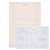 Kit Com 4 Papéis de Carta + 4 Envelopes Hortensias - Cartões Gigantes - Imagem 1