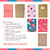 Kit Planner Padrão Rosa Coral Flores - Imagem 2