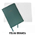 Caderno Quadriculado Verde Petróleo Para Planner A.Craft Tamanho Padrão - Imagem 4