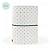 Mini Capa Creme Poá (Para 4 Mini Blocos) Para Mini Planner A.Craft - Imagem 1