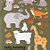 Adesivo Divertido Papel - Land Animals - Imagem 3