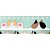 Fita Decorativa Washi Tape - Gatos Patas Verde - Imagem 3