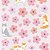 Adesivo Divertido Papel - Sakura Biyori Flores de Sakura Gatos Rosa - Imagem 3