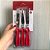 Kit Confeiteiro Espátulas Para Confeitar em Inox Vermelho - 3 Peças - Imagem 6