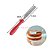 Kit Confeiteiro Espátulas Para Confeitar em Inox Vermelho - 3 Peças - Imagem 5