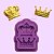 Molde de Silicone Coroa Rei Rainha Princesa - Imagem 1