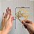 Topo de Bolo Dourado Quadrado Estrela Metalizado Happy Birthday - 1 Unidade - Imagem 3