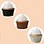 45 Forminhas Para Cupcake n° 0 Papel Anti Gordura Greasepel - Imagem 5