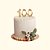 Vela de Aniversário 100 Anos Número Design Dourada - Imagem 1