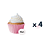 180 Forminhas Para Cupcake n° 0 Papel Anti Gordura Greasepel - Imagem 17