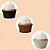 180 Forminhas Para Cupcake n° 0 Papel Anti Gordura Greasepel - Imagem 6