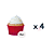 180 Forminhas Para Cupcake n° 0 Papel Anti Gordura Greasepel - Imagem 8