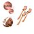 8 Colheres Sobremesa Rosê Gold Premium Descartável - 13cm - Imagem 1