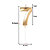 2 Velas De Aniversário Dourada Idade Número Design - Imagem 9