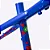 Quadro HUPI Naja V9 Azul/Vermelho com Gancheira Horizontal - Imagem 4
