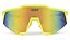 Óculos de Sol HUPI Stelvio Amarelo Neon/Preto - Lente Dourado Espelhado - Imagem 2