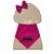Kit Bandana e Laço Batman Pink - Imagem 1