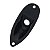 Jack Plate Estilo Canoa Para Guitarra Stratocaster Preto - Imagem 2