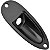Jack Plate Estilo Canoa Para Guitarra Stratocaster Preto - Imagem 1