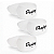 Kit Com 3 Dedeiras Celuloide Dunlop White L Para Viola - Imagem 1