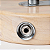 Jack Plate Vintage Cromado Para Guitarra Telecaster Baixo Com Jack P10 - Imagem 4