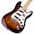 Guitarra Elétrica Stratocaster Sx SSTALDER Sunburst Alder Series - Imagem 2