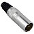 Plug Conector Xlr Canon Macho HJH Com Pino Banhado A Ouro - Imagem 1