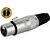 Plug Conector Xlr Canon Femea HJH Com Pino Banhado A Ouro - Imagem 1