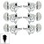Tarraxas Blindada Cromada Para Violão 3x3 Grover 102-18C - Imagem 1