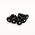 Kit 05 Pinos Trava Cordas De Plástico Preto Para Baixolão - Imagem 4