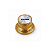 Knob Botão Volume Top Hat Reflector Para Guitarra Les Paul Sg Dourado - Imagem 1