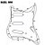 Escudo Para Guitarra Stratocaster Branco Blindado 3 Camadas - Imagem 3