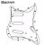 Escudo Guitarra Stratocaster SSS Preto 3 Camadas Strinberg - Imagem 5
