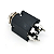 Jack Conector Painel P10 Estéreo Fêmea 1/4" TRS Para Pedal e Amplificadores - Imagem 1
