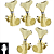 Tarraxas Para Baixo 5 Cordas 3x2 Blindada Strinberg Dourada - Imagem 1