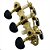 Jogo De Tarraxa Pino Grosso Dourada Para Violão Nylon 3x3 - Imagem 4