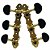 Jogo De Tarraxa Pino Grosso Dourada Para Violão Nylon 3x3 - Imagem 1