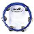 Pandeiro Torelli 10 Polegadas Azul Pele Transparente Tp348Az - Imagem 1